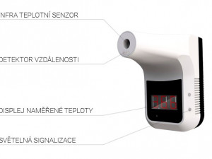 Teploměr s napojením na přístupové jednotky